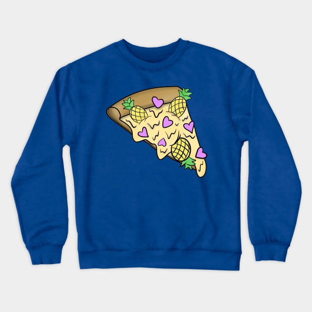 Pizza Pineapple Crewneck Sweatshirt by thearkhive